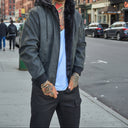 Giacca Pelliccia Double Face Black