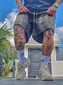 Bermuda Jeans Paint Sfumato