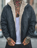 Pelliccia Kane Double Face Black\Beige