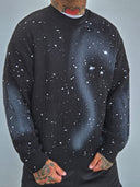 Maglione Strappato Paint Black