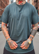 T-Shirt Arrotondata Forest Green