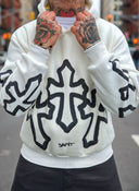 Felpa Saint Cross White