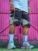 Bermuda Jeans Tasconi Plus Black