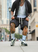 Completo Lloret Black 2 pezzi camicia + bermuda