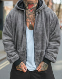 Pelliccia Respect Double Face Piombo