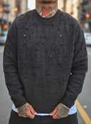 Maglione Traforato Black