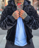 Pelliccia Double Face Black