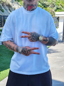 T-shirt Cross Wings White