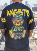 T-Shirt Teddy Military Black