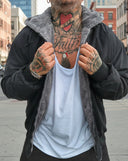 Pelliccia Respect Double Face Piombo