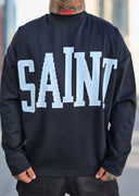 T-Shirt Long Sleeve Saint Black