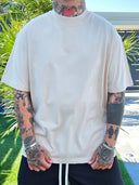 T-Shirt Sfrangiata Artie Beige