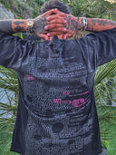 T-Shirt Text Black Fumè