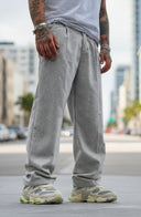 Pantalone Lana Palazzo Elegant Grey