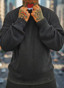 Maglione Sfrangiato Brighton Black