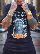 T-Shirt Two Pac Black