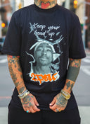 T-Shirt Two Pac Black