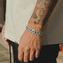 Bracciale Miami Bianco Argento